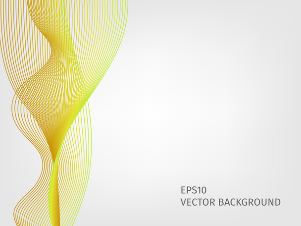 abstract vector waved line background - ベクター画像