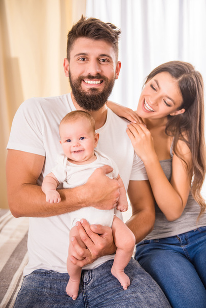 Parents and baby - Photo, Image