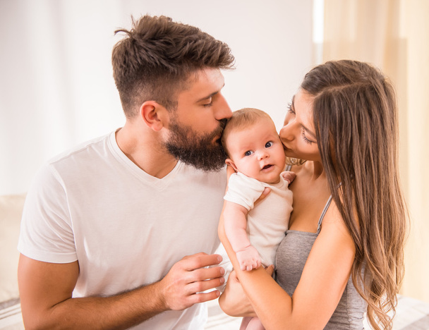 Parents and baby - Valokuva, kuva