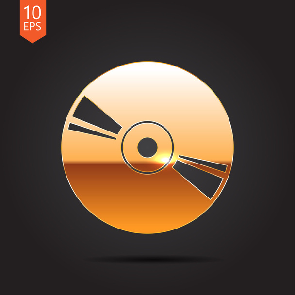 Compact disc icon - Вектор,изображение