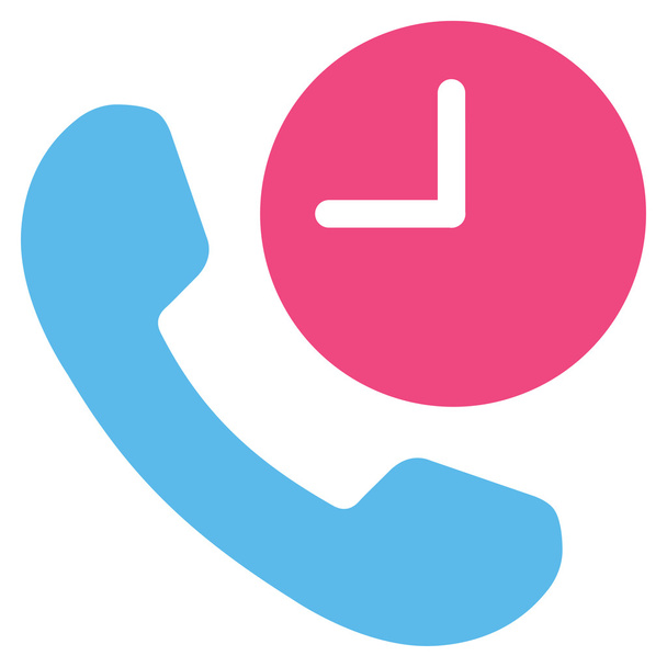 Phone Time Icon - Vetor, Imagem