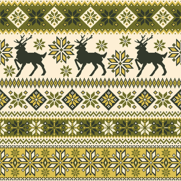 北欧の伝統パターン - ベクター画像