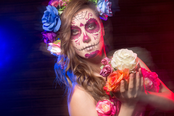 Halloween arc művészet, mozgás hatása, blur effect - Fotó, kép