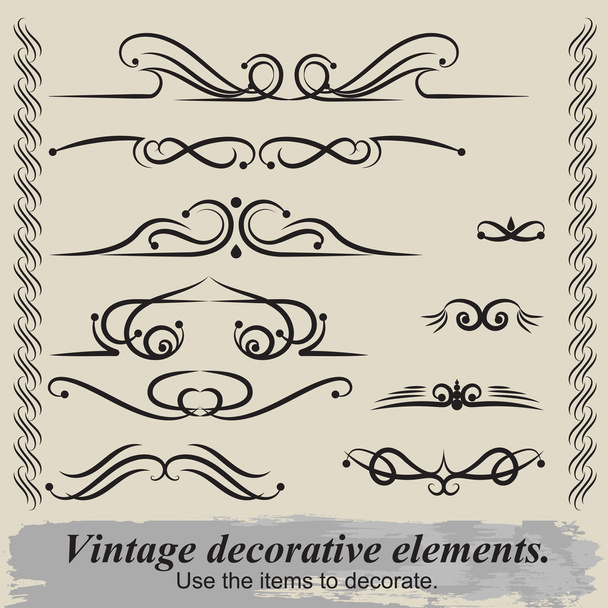 Patrones vintage. Para decorar el docu
 - Vector, Imagen
