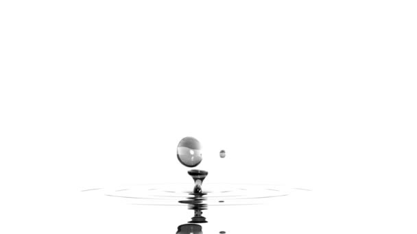 Капля водяного макроса с эффектом фокусировки (капля 2 - сверхяркая версия
) - Кадры, видео