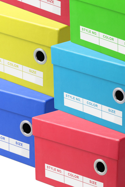 Colourful Shoe Boxes - Photo, Image