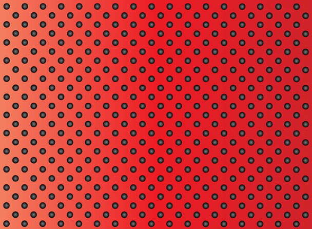 Conceito conceitual vermelho abstrato metal aço inoxidável alumínio perfurado padrão textura malha fundo
 - Foto, Imagem
