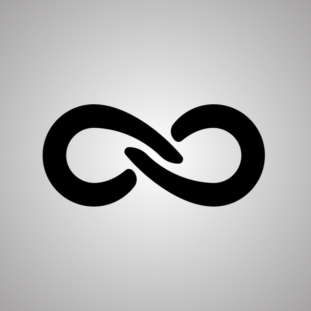 infinity symbol unlimited sign vector icon - Vector, Image