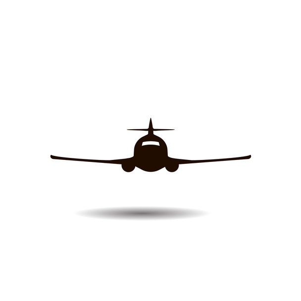 飛行機のシンボル ベクトル図設計記号 - ベクター画像