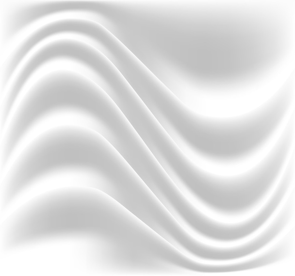 滑らかな線で抽象的な白い背景 - ベクター画像