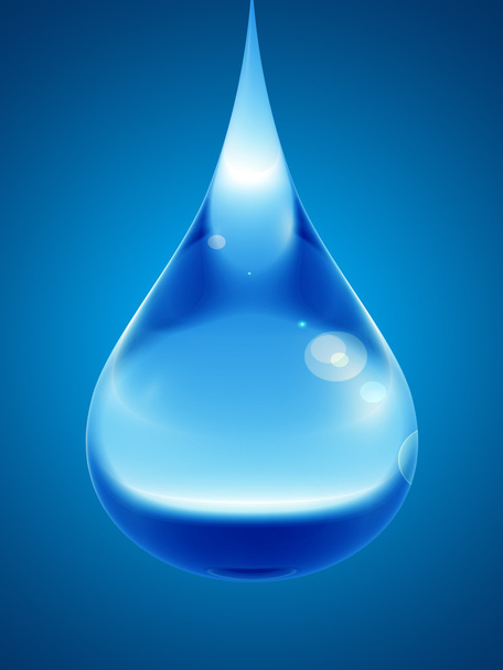 water liquid drop falling - Photo, Image