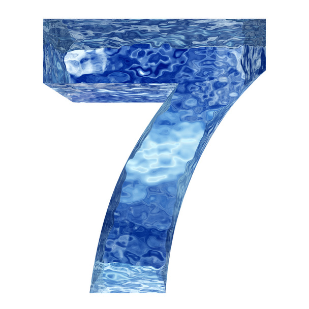 голубая вода или ледяной шрифт
 - Фото, изображение