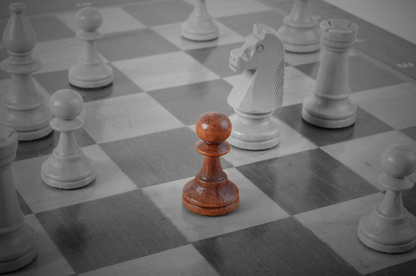 チェスの駒、チェスのゲーム - 写真・画像