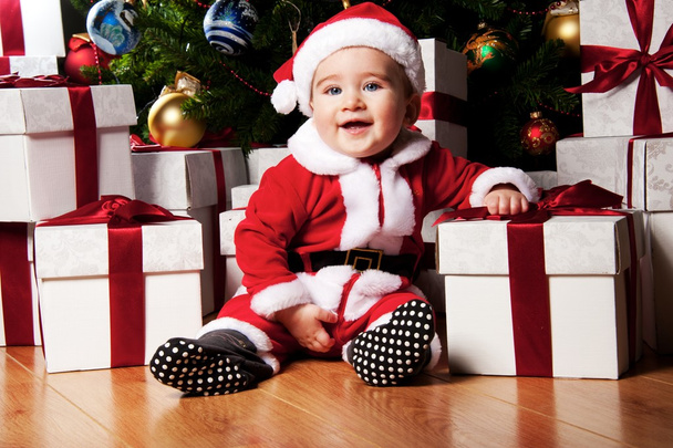 Baby santa - Photo, Image