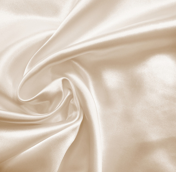 Smooth elegant golden silk as background. In Sepia toned - Photo, image