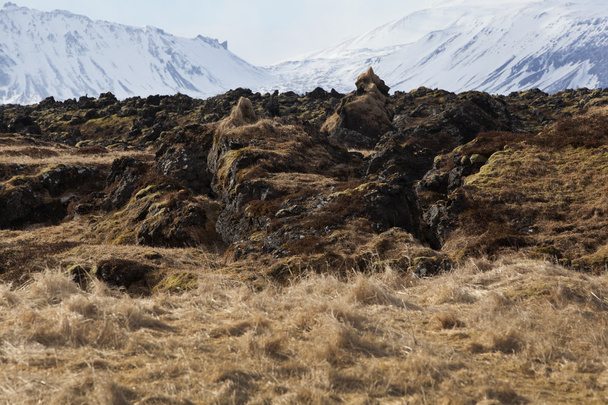 Mountain view, IJsland - Foto, afbeelding
