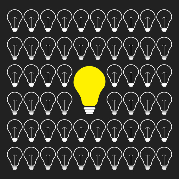 Light bulbs icons - Вектор, зображення