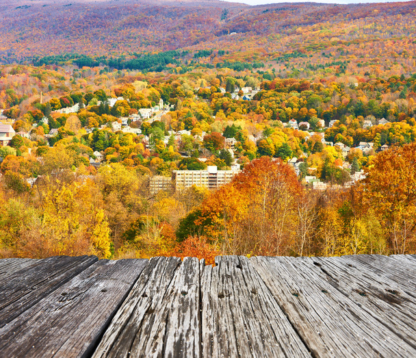 ニュー イングランドの秋の風景 - 写真・画像