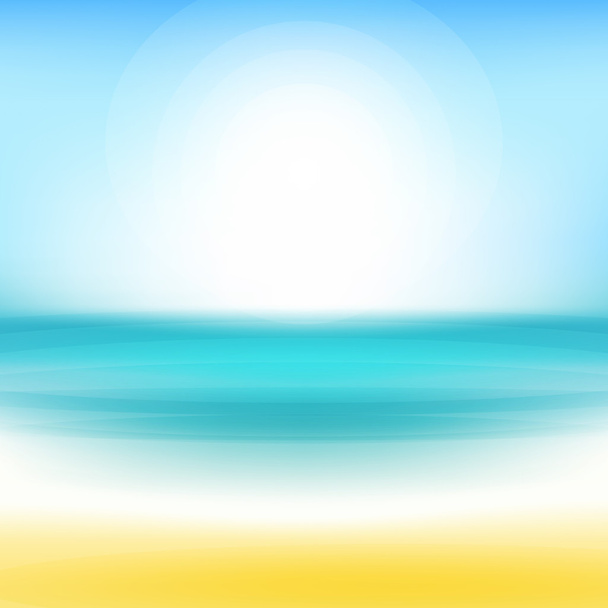 Summer time background with text - illustration. Vector - Vector, Image