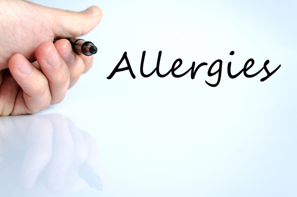 Concetto di testo sulle allergie
 - Foto, immagini