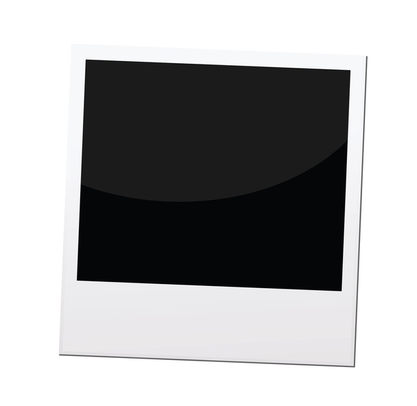 polaroid photo frame or border, vector - Vektori, kuva