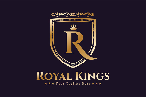 Royal logo vector template hotel - Vector, Image