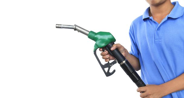 Gas pump for refueling car on gas station - Photo, Image