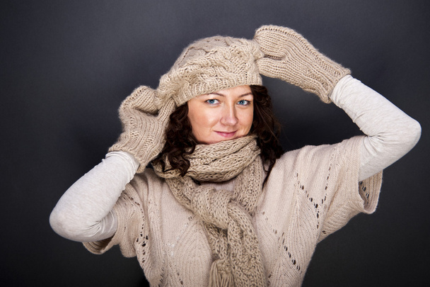γυναίκα χειμώνα - Φωτογραφία, εικόνα