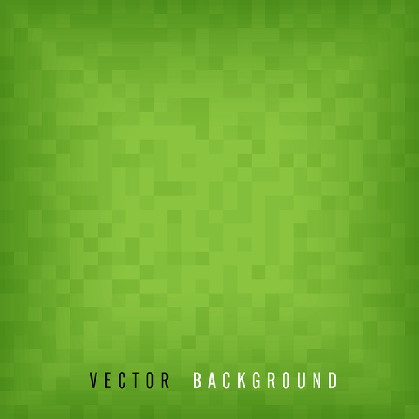 Green vector mosaic background - Vector, Image
