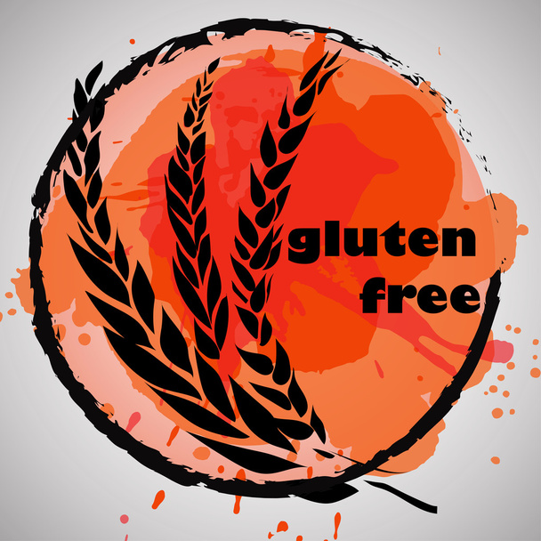 Libre de gluten - Vector, imagen