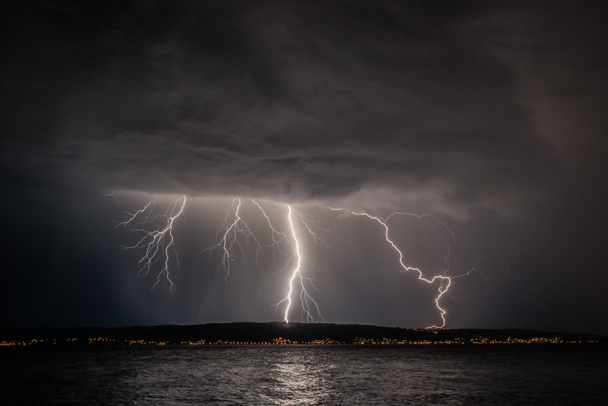 Tempesta sulla costa adriatica, Croazia
. - Foto, immagini