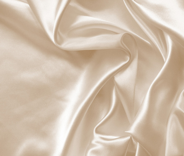 Smooth elegant golden silk as background. In Sepia toned - Foto, immagini