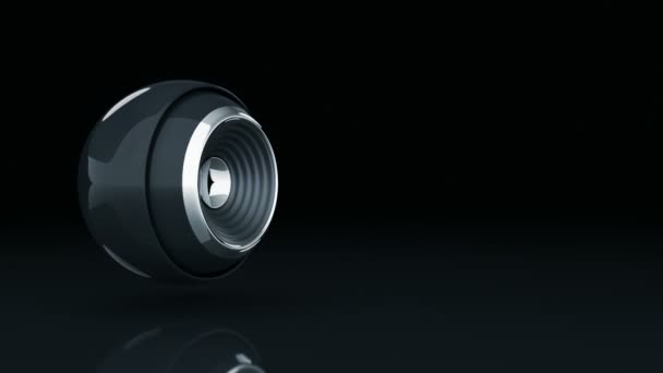 sphere speaker 3D - Footage, Video