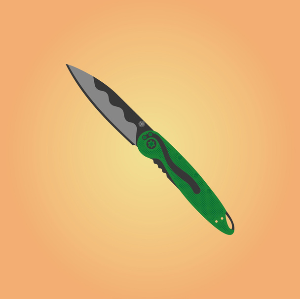 Vector clip art: Knife Parts - Vektori, kuva