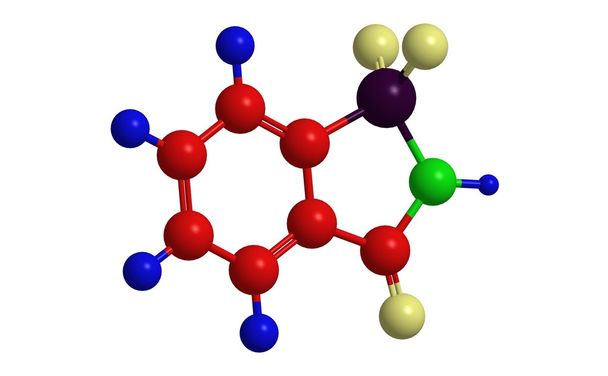 Structure moléculaire de la saccharine
 - Photo, image