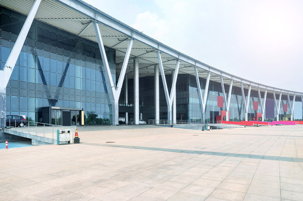 exterior view of a modern passenger hall - Photo, Image