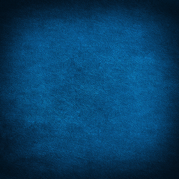 textura de cuero azul primer plano, útil como fondo - Foto, imagen