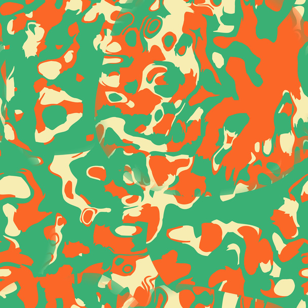 Seamless pattern with floral palette - ベクター画像