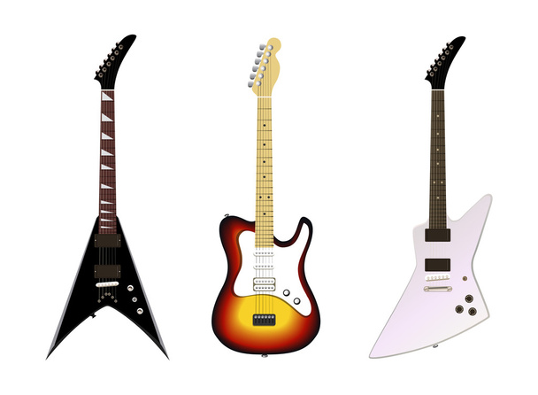 Electric Guitars - Vector, Image