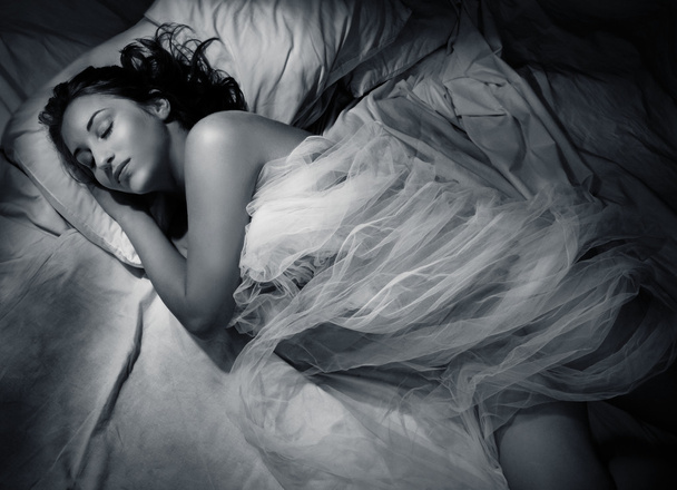 Young woman sleeping - Zdjęcie, obraz