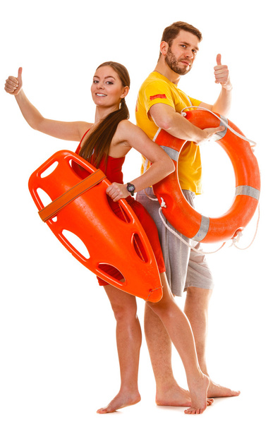 Lifeguards  showing thumbs up - Фото, изображение