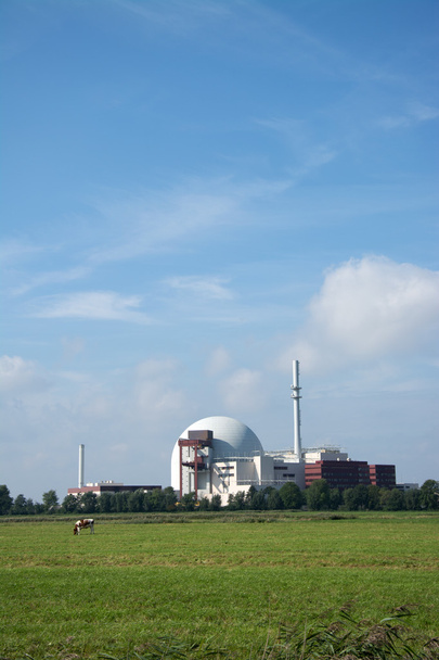 Central Nuclear Brokdorf, Schleswig-Holstein, Alemanha
 - Foto, Imagem