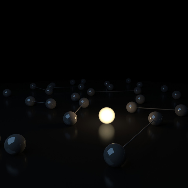 Унікальний світяться сфери
 - Фото, зображення