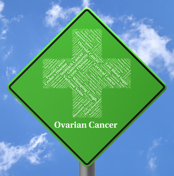 Ovarian Cancer Represents Ill Health And Solanum - Photo, Image