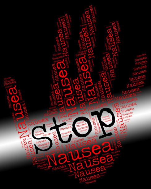 Stop mide bulantısı gösterir kusmak ve kontrol - Fotoğraf, Görsel
