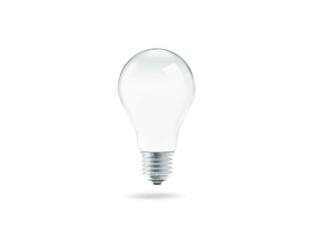 Bulb light with isolated on white background - Zdjęcie, obraz