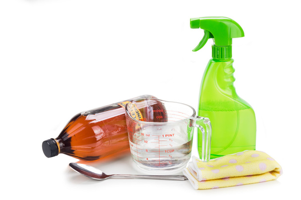 Apple cider vinegar, effective natural solution for house cleani - Φωτογραφία, εικόνα