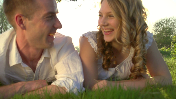 Happy couple outdoor. - Footage, Video