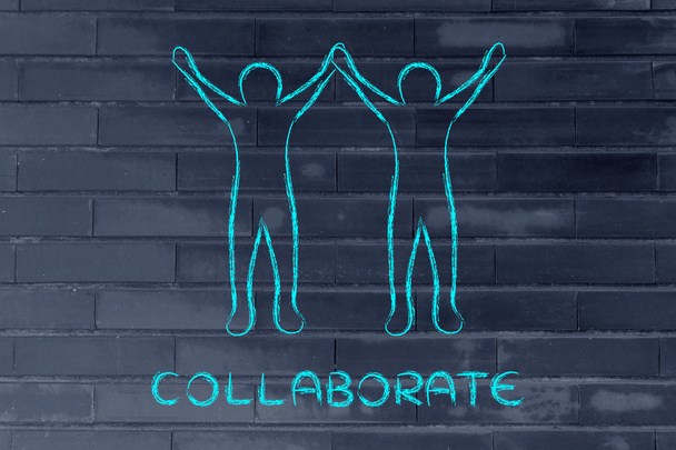 concept of collaborations and partnerships - Foto, imagen