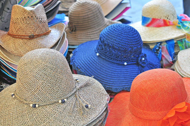 De zomer-hoeden - Foto, afbeelding